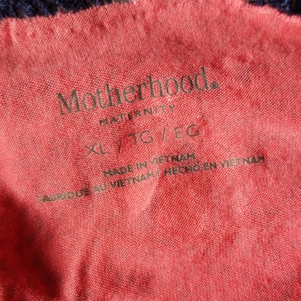 Motherhood Maternity XL Floral Fot Crochet Top - Picture 6 of 6